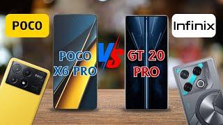 POCO X6 PRO VS INFINIX GT 20 PRO  Who is the Winner?