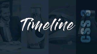 How to Create Timeline For Website Design using HTML / CSS