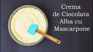 Crema de Ciocolata Alba cu Mascarpone pentru Tort si Prajituri | Robert Eisler