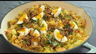 Kedgeree | How to make kedgeree | Salmon Kedgeree recipe | ASMR cooking