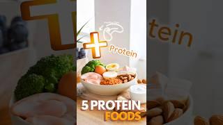 5 Best FOODS High in PROTEIN! Protein-Rich Food For Super Health Boost!  #healthytips #shortsfeed