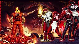 [KOF Mugen] Dragon Ken Vs Iori Yagami Team