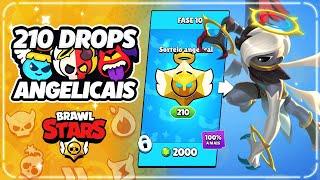 GASTEI 2000 GEMAS e ABRI 211 DROPS ANGELICAIS no BRAWL STARS! ZEREI O NOVO EVENTO?