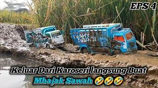 Dudung kena marah truk Wahyu abadi 2 dibawa buat Mbajak Sawah  || versi miniatur truk ||