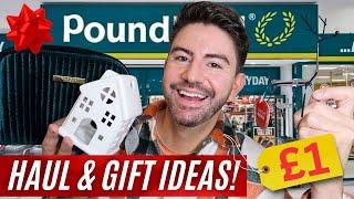 HUGE POUNDLAND HAUL! CHRISTMAS GIFT IDEAS ON A BUDGET & LOADS OF £1 ITEMS | MR CARRINGTON