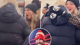 WATCH the MOMENT Taylor Swift realizes Travis Kelce is heading back to Super Bowl