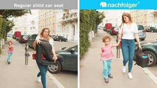 Carpooling/rental car with nachfolger inflatable child car seats