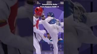 Double Reverse Hook Kick #parisolympics2024 #taekwondofight #taekwondoskills #viralvideo #viral