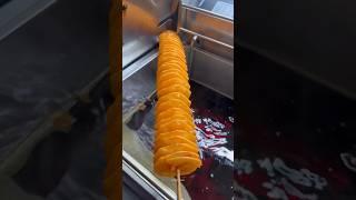 Must Try This Indian Style Peel Off Potato Spiral | Indian Street Food | #youtubeshorts #shorts