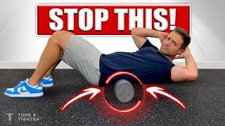 How To Foam Roll Your Lower Back The RIGHT Way! [BETTER RESULTS]