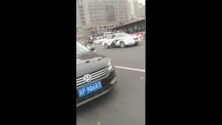 Beijing traffic police expel illegal parking