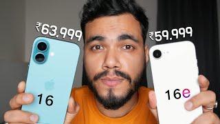 iPhone 16e Reality! Buy or Avoid? iPhone 16 vs iPhone 16e (HINDI)