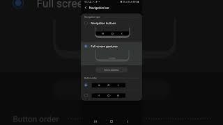 Full screen gestures in samsung| Navigation buttons| samsung a7 (2018) | #samsung
