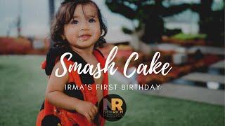 Irma's Smash Cake Photo Session - NewRich Pictures Baby Photography