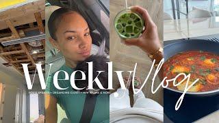 weekly vlog | house update..still broken + organzing closet + new recipes & more! allyiahsface vlog