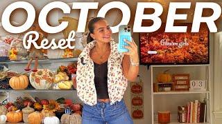 OCTOBER RESET!! || Fall shopping, decorating, and cleaning!!