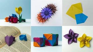 6 Creative Paper Craft Ideas in One Video | Fun DIY Projects for All Ages!