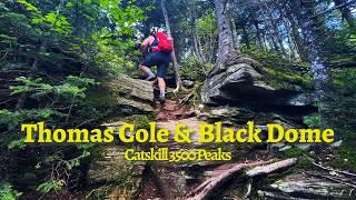 Hiking Black Dome and Thomas Cole Mountains in the Catskills