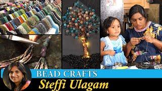 Crafts from Beads in Tamil | Making Jewelry and home decor from beads in Tamil