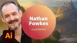 Live Illustration with Nathan Fowkes - 1 of 3 | Adobe Creative Cloud