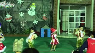 Dylan performs a song  for Christmas event (3Y7M)