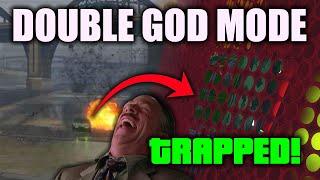 GTA Online: DOUBLE GOD MODE User Gets TRAPPED By Stunt Props!