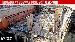 7/14/2024 Broadway Subway Project: Oak-VGH Station, Vancouver, BC