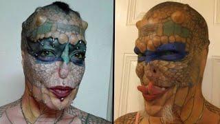 Extreme Body Modification of Eva Tiamat Medusa/ The Dragon Lady