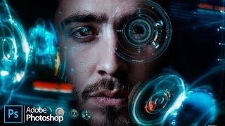 Iron Man Hud Effect-Photoshop Manipulation Fantasy //Photoshop 2020 Tutorial