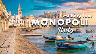 MONOPOLI  ITALY  WALKING TOUR 4K