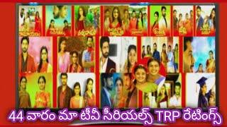 Star Maa Serials 44th week Trp ratings 2024Telugu serials trp ratings this week new serials promo