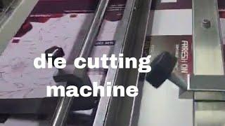 Die cutting machine for tesuebox #asmr#Vedio