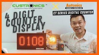 LED 4 Digit Electronics Production Counter #Autonics #CTSeries #CT6S #CT4S #CT6M #CT6Y #Custronics