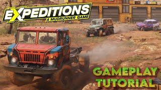 Off-Roading Mastery - Expeditions: A MudRunner Game - First Level Tutorial Gameplay PC Steam 4K
