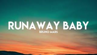 Bruno Mars - Runaway Baby (Lyrics)