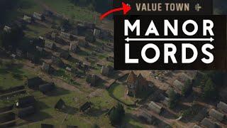 Value Town in Manor Lords!  (Full Run of Upcoming New City Builder!)