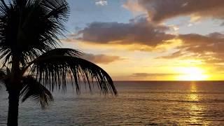 Westside Maui sunset from Hale Ono Loa condos in Honokawai. Maui Realtor Jesse Coffey.