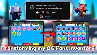  Transforming My Fans Inventory! Part 1  [Roblox]