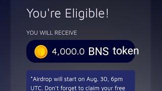 BNS AIRDROP  CHECK IF YOU'RE ELIGIBLE  #bitbns #airdrop #testnet_airdrop