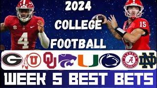 College Football *Best Bets* for Week 5