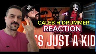 A DRUM PRODIGY WAS BORN - CALEB H DRUMMER NAILS EXTREME METAL reaction