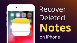 How to Recover Deleted Notes on iPhone [4 Methods]