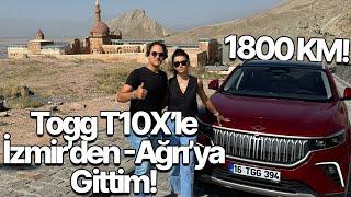 Togg T10X ile İzmir'den Ağrı'ya Gittim! | 1800 KM Nasıl Geçti?