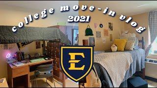 college move-in vlog @ ETSU! + dorm tour