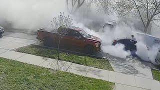 Dearborn police video shows 'burn outs' in neighborhood to celebrate wedding