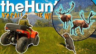 Taking Down HUGE Twin Red Deer!! | theHunter: Call of the Wild