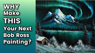 Northern Lights Painting for Beginners - your NEXT Bob Ross Painting - No two are the same