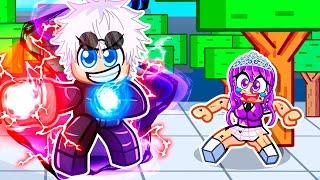 Playing as a PROTECTIVE AWAKENED GOJO in Roblox Strongest Battlegrounds!