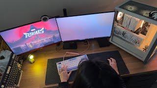 building a $1,500 gaming pc in 2025 // ryzen 9700x, rx 7800 xt, corsair 4000x rgb)