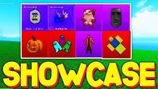 ALL ACCESSORY SHOWCASE in MEME SEA! ROBLOX